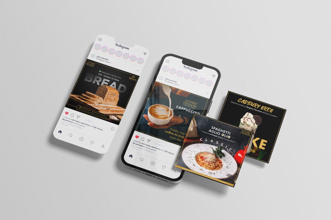 Elevating Brands Through Design - Digii Vistta’s Portfolio Social media mockup designs