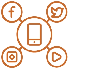 Digital Marketing Internship Social media icon